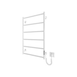 Mario-Radiators Kúpeľňový rebríkový radiátor CLASSIC 110W/230V 81x52 cm nerez/biely pravý 2.3.0703.10.WM vyobraziť
