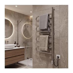 Mario-Radiators Elektrický otočný sušák na uteráky TRISTAR 105W/230V 102, 5x44, 5cm IP44 nerez/lesklý chróm 2.3.0507.11.P vyobraziť