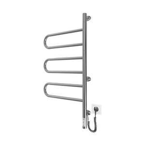 Mario-Radiators Elektrický otočný sušiak na uteráky TRISTAR 80W/230V 82, 5x44, 5 cm IP44 nerez/lesklý chróm 2.3.0506.11.P vyobraziť
