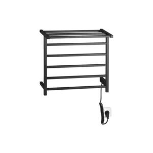 Sapho - Elektrický sušiak na uteráky ELZOR 60W 47x50 cm matná čierna EB510 vyobraziť