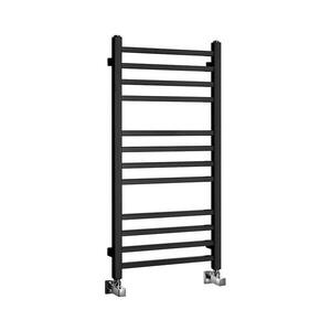 Sapho - Kúpeľňový radiátor METRO 89x45 cm matná čierna IR400TB vyobraziť