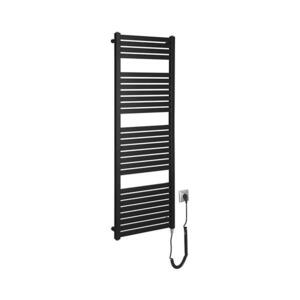 Aqualine - Kúpeľňový elektrický radiátor TONDI-E 500W 133x45 cm matná čierna DE476T vyobraziť