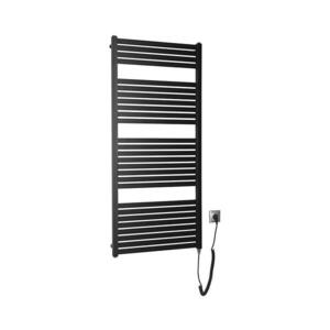 Aqualine - Kúpeľňový elektrický radiátor TONDI-E 600 W 133x60 cm matná čierna DE486T vyobraziť