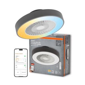 Osram - stmievateľné LED stropné svietidlo s látorom SMART+ LED/78W/230V Wi-Fi +DO 4099854472800 vyobraziť