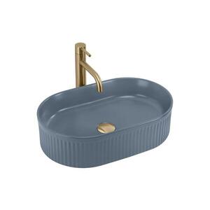 REA-U3535 - Umývadlo na dosku VANDA 31x49 cm keramika/tmavomodrá REA-U3535 vyobraziť