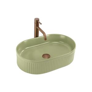 REA-U3612 - Umývadlo na dosku VANDA 31x49 cm keramika/zelená REA-U3612 vyobraziť