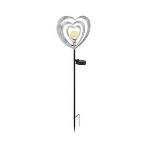 Globo 36580 - LED Solárne svietidlo LED/0, 06W/3V IP44 strieborné srdce 36580 vyobraziť