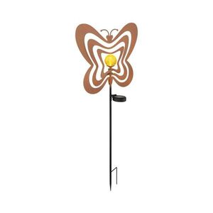 Globo 36581R - LED solárne svietidlo LED/0, 06W/3V IP44 rezavý motýľ 36581R vyobraziť