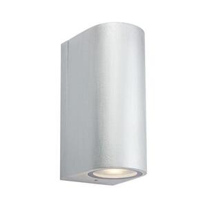 Markslöjd 109112 - LED stmievateľné vonkajšie nástenné svietidlo ALOR 2xLED/4, 9W/230V IP65 strieborné 109112 vyobraziť