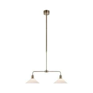 Markslöjd 109160 - Luster na tyči VELA 2xE27/60W/230V biela/mosadz 109160 vyobraziť