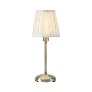Markslöjd 109126 - LED stmievateľná nabíjateľná stolová lampa ANNO 1xE14/2W/2000 mAh biela/mosadz 109126 vyobraziť