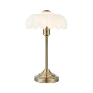 Markslöjd 109179 - Stolová lampa KURAGE 1xE27/60W/230V mosadz/biela 109179 vyobraziť