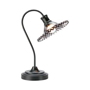 Markslöjd 109151 - Stolová lampa NOVIA 1xE27/60W/230V čierna/dymová sivá 109151 vyobraziť