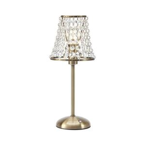 Markslöjd 109125 - LED stmievateľná nabíjacia stolná lampa LIORA 1xE14/2W/2000 mAh mosadz 109125 vyobraziť