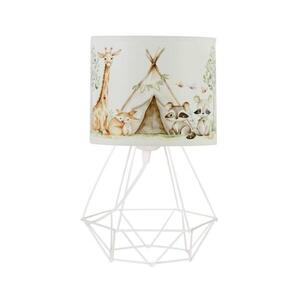 Detská stolná lampa KIDS ROOM 1xE27/60W/230V, priemer 18 cm, motív zvieratiek H0959 vyobraziť