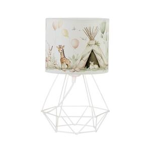 Detská stolná lampa KIDS ROOM 1xE27/60W/230V, priemer 18 cm, s motívom zvieratiek H0965 vyobraziť