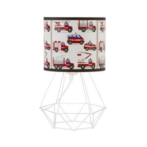 Detská stolná lampa KIDS ROOM 1×E27/60W/230V, priemer 18 cm, s motívom hasičov H0971 vyobraziť