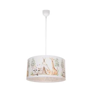 Detský luster KIDS ROOM 1xE27/60W/230V priemer 40 cm zvieratká H0957 vyobraziť