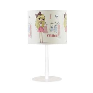 Detská stolová lampa GIRLS VIBES 1xE27/60W/230V pr. 18 cm Milujem módu H0980 vyobraziť