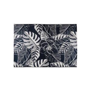 Multidecor Vonkajší koberec JUNGLE 160x220 cm čierno-biely s listovým vzorom 509042 vyobraziť
