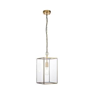 Endon 119141 - Luster na reťazi HAMMOND 1xE27/10W/230V 21, 5x21, 5 cm mosadz 119141 vyobraziť