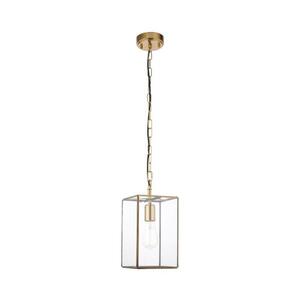 Endon 119142 - Luster na reťazi HAMMOND 1xE27/10W/230V 17x17 cm mosadz 119142 vyobraziť