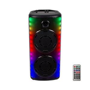 LED RGB Nabíjací reproduktor s mikrófonom 600W/2400 mAh 7677 vyobraziť