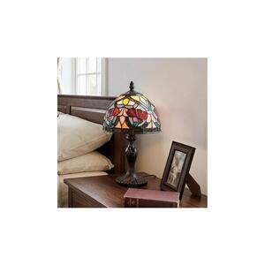 Elstead Quoizel QZ-LARISSA-TL-S - Stolná lampa Tiffany LARISSA 1xE14/40W/230V QZ-LARISSA-TL-S vyobraziť