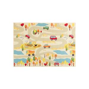 Multidecor Detský koberec STELLA STREETS 80x100 cm béžová/mesto 508434 vyobraziť