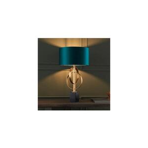 Endon 95221 - Stolná lampa 1xE27/10W/230V modrá/mosadz/čierna 95221 vyobraziť