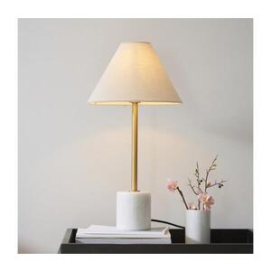 Endon 114211 - Stolná lampa 1xE14/7W/230V béžová/mosadz 114211 vyobraziť