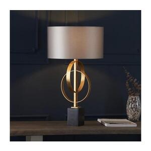 Endon 95213 - Stolná lampa 1xE27/10W/230V šedá/mosadz/čierna 95213 vyobraziť