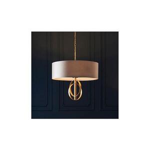 Endon 95211 - Luster na reťazi 5xE27/10W/230V Ø 70 cm sivá/mosadz 95211 vyobraziť