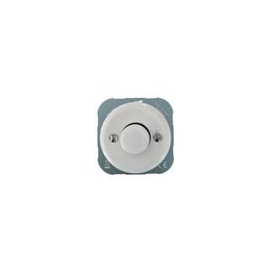Bohemia-Design - Porcelánový retro stmievač bez rámčeka 250V/10A biela DMAX-W vyobraziť