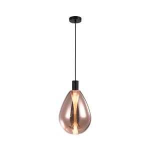 Závesný luster DENSO 1xG9/5W/230V, priemer 20 cm, medená/čierna 31-51356 vyobraziť