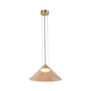 Závesný luster na lanku PRESTO 1xGX53/10W/230V pr. 42 cm zlatá/dymovo-béžová 31-51042 vyobraziť