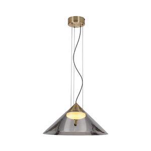 Závesný luster na lanku PRESTO 1xGX53/10W/230V pr. 42 cm zlatá/dymová šedá 31-51066 vyobraziť