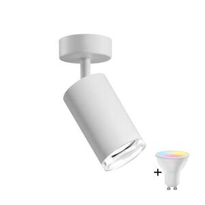 LED RGBW stmievateľné kúpeľňové bodové svietidlo TURYN 1xGU10/4, 8W/230V IP44 biele SA1908+AI2382 vyobraziť