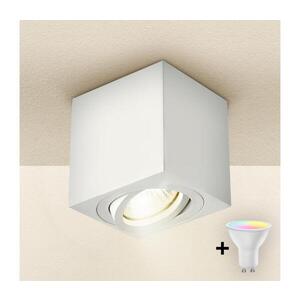 Brilagi - stmievateľné LED RGBW bodové svietidlo MIA 1xGU10/4, 8W/230V 84x80 mm biele BG0595+AI2382 vyobraziť