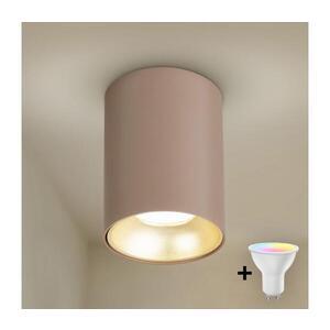 Brilagi - LED RGBW stmievateľné bodové svietidlo TRINE 1xGU10/4, 8W/230V béžová/zlatá BG2282+AI2382 vyobraziť
