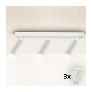 Brilagi - LED RGBW stmievateľné bodové svietidlo SELE DIAMANT 3xGU10/4, 8W/230V biela BG2856+3xAI2382 vyobraziť