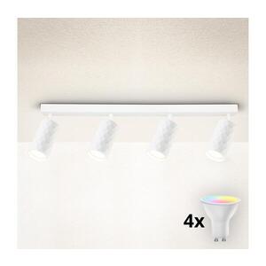 Brilagi - LED RGBW stmievateľné bodové svietidlo SELE DIAMANT 4xGU10/4, 8W/230V biela BG2859+4xAI2382 vyobraziť