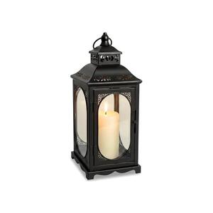 Estilo Home Dekoratívna lucerna ROSEHILL 40 cm čierna 5905623254678 vyobraziť