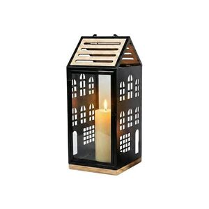 Estilo Home Dekoratívna lucerna HOME 34, 5 cm čierna/béžová 5905623254586 vyobraziť