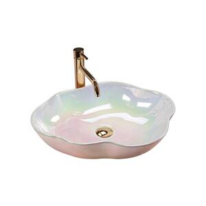 REA-U3309 - Umývadlo na dosku PEARL 38x50, 5 cm keramika/pestrofarebné REA-U3309 vyobraziť