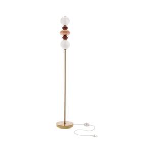 LED Stojacia lampa FLORES LED/15W/230V zlatá/oranžová/hnedá 52-50724 vyobraziť