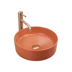 REA-U4566 - Umývadlo na dosku SAMI, Ø 37 cm, keramika/matná oranžová REA-U4566 vyobraziť