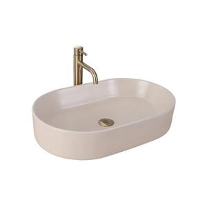 REA-U9661 - Umývadlo na dosku NADIA 38, 5x61 cm keramika/béžová REA-U9661 vyobraziť