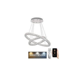 LED Stmievateľný luster na lanku LED/115W/230V 3000-6500K strieborná + DO J6353/CH vyobraziť