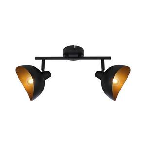 Brilliant - Bodové svietidlo LAYTON 2xE14/25W/230V čierna/zlatá HK17332S86 vyobraziť